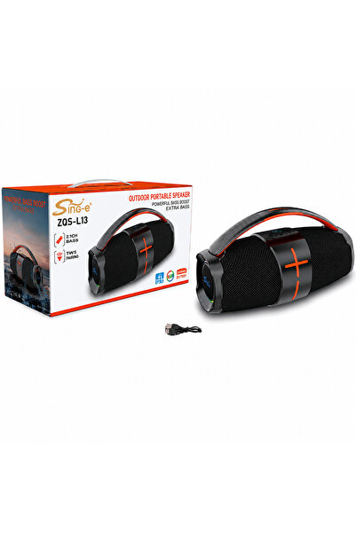 AT Performance Boxă Portabilă Bluetooth Sing-e® ZQS-L13, 200W PMPO, Difuzoare...