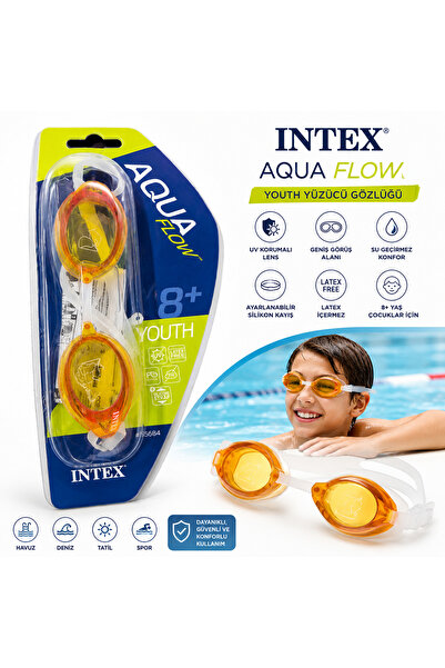 İNTEX WET SET نظارات السباحة للأطفال من انتكس أكوا فلو - نظارات سباحة مقاومة ...