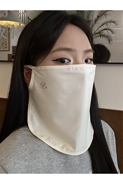 Choice4 white 2026 New Summer Ice Silk Sunscreen Mask for Women, Thin, Breath...