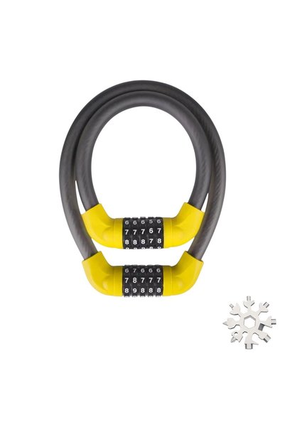 OEM Lacate antifurt, cifru resetabil, 17x13x1.8cm, 23x19x1.8, trotinete/biciclete, 2BUC+ 1 Cheie 8 in 1