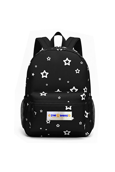 STAR BABiES - Star Print School Bag - Black