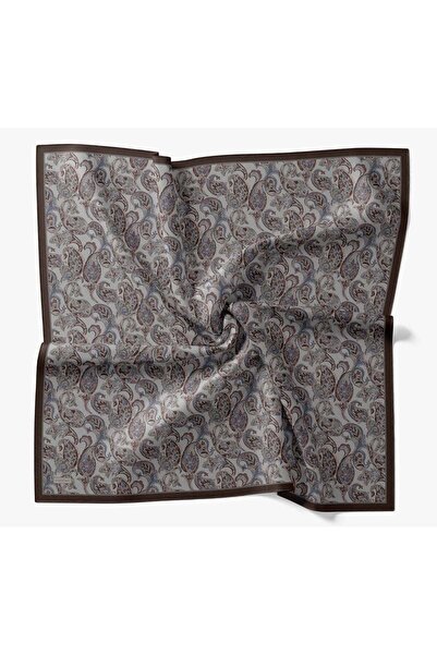 Silk Home وشاح فيلورا باللون الرمادي الداكن العرقي