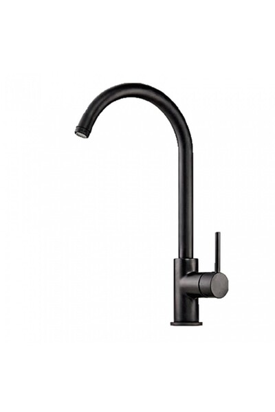 Eurorama Tonda145528-400 Μπαταρία Κουζίνας Black Matt Με Υψηλό Περιστρεφόμενο...
