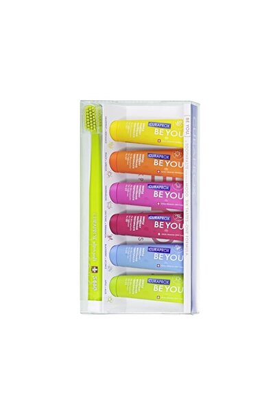 Curaprox Be You Six Πακέτο Γεύσεων 6 Οδοντόκρεμες x 10ml Και 1 οδοντόβουρτσα