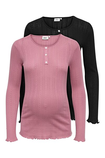 ONLY MATERNITY Top OLMVISTA pachet de 2 topuri