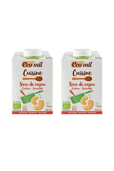 Ecomil 2 x Βιολογική κρέμα λαχανικών για μαγείρεμα κάσιους, 500ml Cuisine