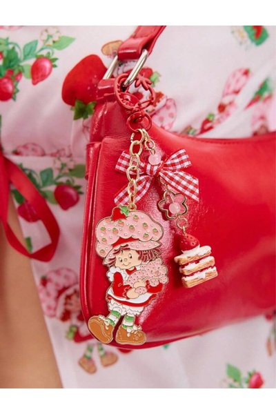 duygusecimleri Strawberry Shortcake Keychain Bag Accessory