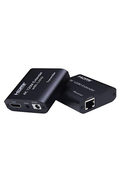 POWERTECH HDMI video extender CAB-H195 μέσω καλωδίου RJ45, 4K/30Hz, με loop, ...