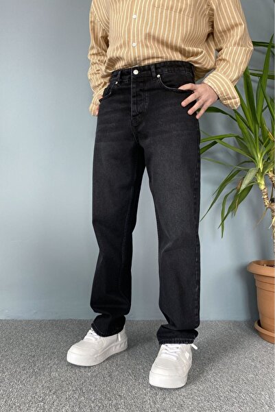 Alışveriş Sokağı Slim Fit Black Denim Jean - Jeans