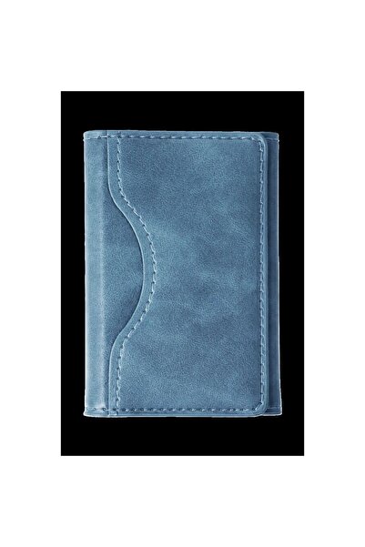 Generic Brand Tema Magsafe Leather Card Holder - Turquoise