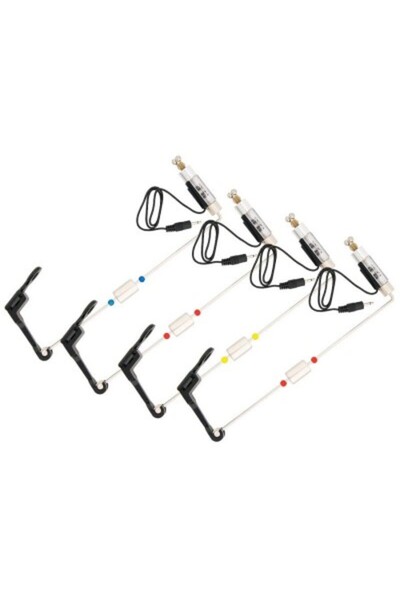Baracuda Set de leagăne cu contragreutate și iluminare Gonefishing ® 4 bucăți...