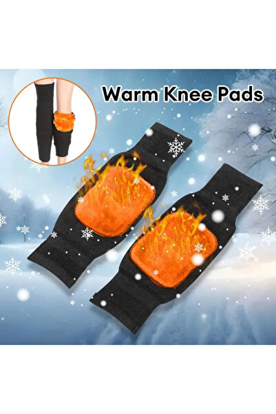 NO BRAND Cashmere Winter Knee Brace Thermal Leg Knee Warmer Sleeve for Women ...
