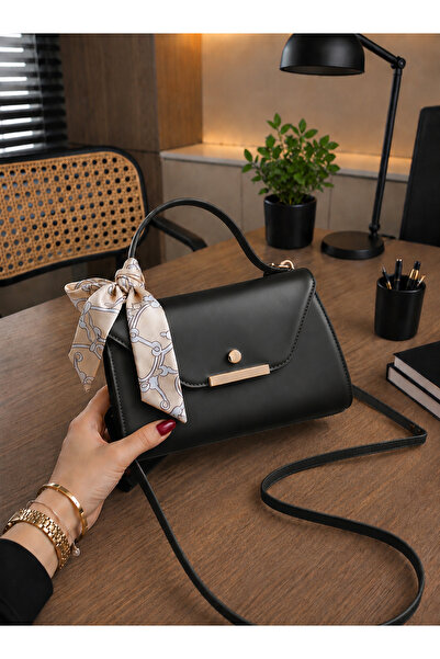 Yeeys Sely Small Size Covered Scarf Detailed Shoulder and Hand Bag (the Scarf...