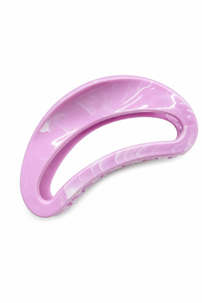 Jack Ferrero Purple White Marble Pattern Stylish Claw Clip Hair Accessory for...