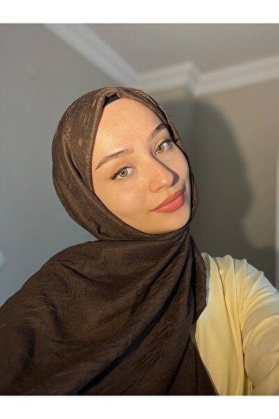 Dielle Kahverengi Bambu Kraş Şal
