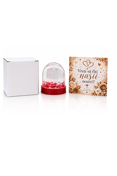 PersonalizatCuStil Cadou surpriza pentru viitorii nasi - Puzzle magnetic 9 pi...