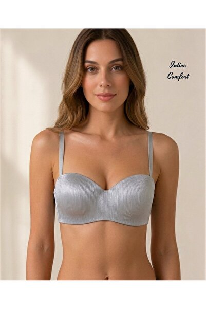 İntive Lingerie Softlift C Cup Supported Underwire Laser Cut Strapless Lotus ...