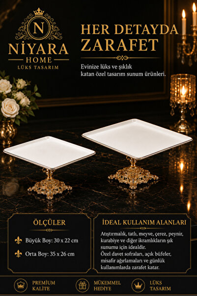 Niyara home Set of 2 Measurements Large Size: 30 X 22 cm Medium Size: 35 X 26 cm