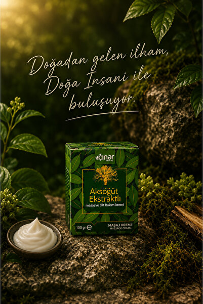 Çınar Sağlık Ürünleri Çınar Aksöğüt Ekstraktlı Masaj Kremi | Günlük Cilt Bakı...