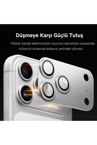 Yıldızan واقي عدسة الكاميرا من ysf shop لهاتف iPhone 17 Pro/Pro Max، أزرق، أب...