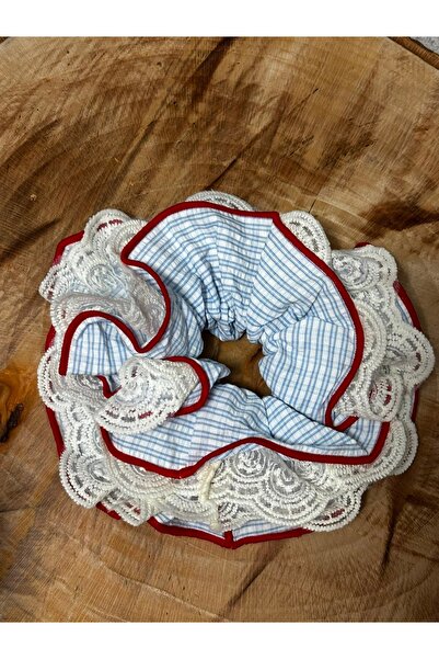 Mevohome Fırfırlı Scrunchie Kadın Simit Toka
