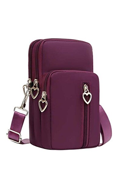 Generic Women's Large Capacity Nylon Shoulder Bag, Ladies Halter Neck Mobile ...