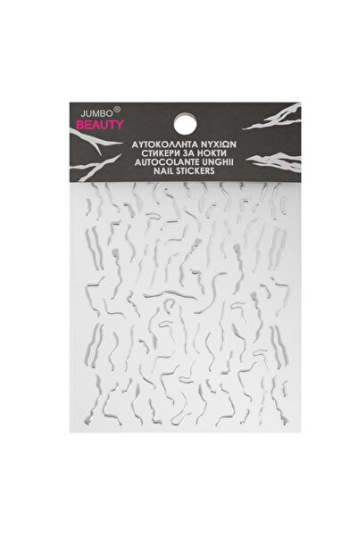 Jumbo Set stickere decorative pentru unghii – manichiură creativă în câteva m...