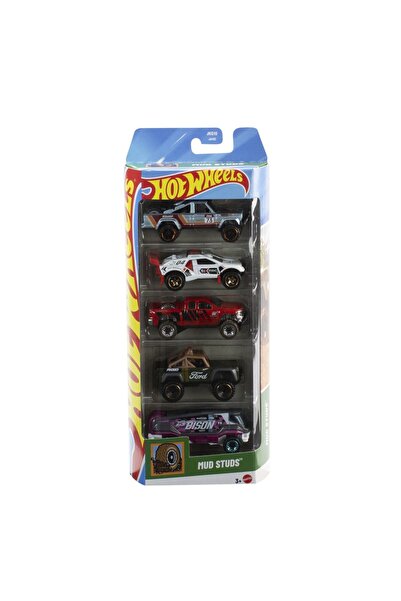 HOT WHEELS Σετ 5 αυτοκινητάκια Mud Studs