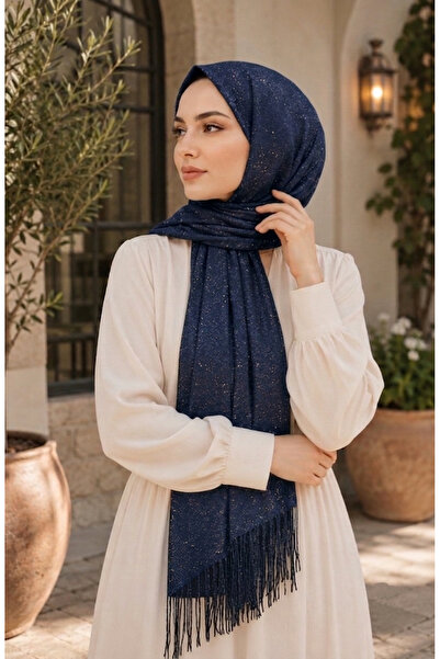 Ramellia Navy Blue Evening Dress Shawl French Evening Dress Shawl Glittery Co...