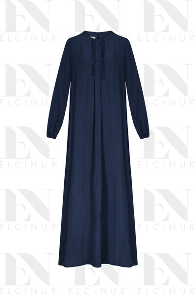 ELÇİNUR 26251 Pearl Detail Dress