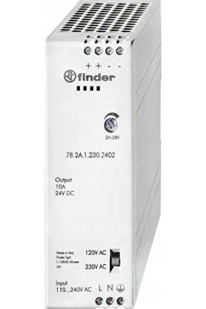 finder Adaptor de alimentare universal cu tensiune reglabilă 24V 10A, putere ...