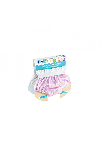 Babyjem Set 2 chilotei antrenament BabyJem, nr.3 14-18 kg (Culoare: Roz)