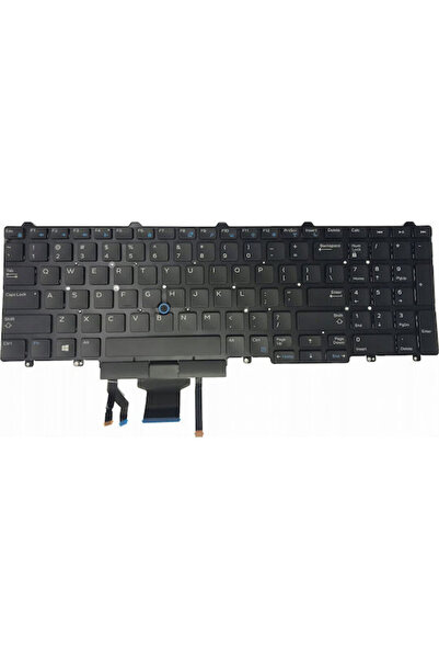 Dell Tastatură laptop cu iluminare de fundal și cu Trackpoint, limba tastatur...