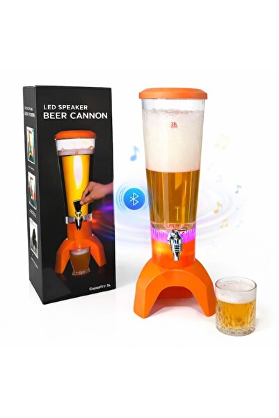MACVI Decantor modern cu difuzor Bluetooth și LED-uri colorate — Distracție g...