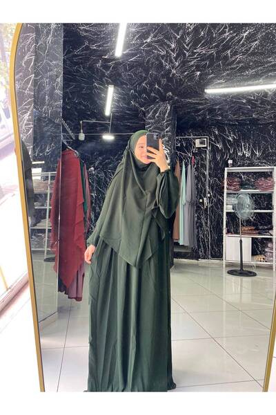 Hijab Medina Silk Set Ferace Sufle Peçe Set of 3