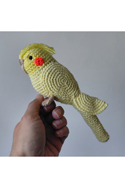 nildamigurumi Amigurumi Muhabbet Kuşu Sultan Papağan Sarı