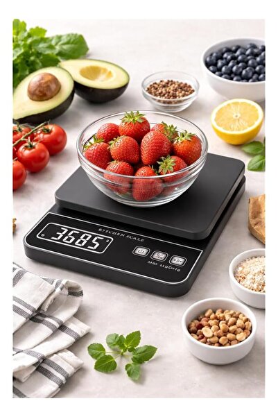 The Bros 10kg/1g Digital Kitchen Scale – High-Precision Food Weight Scale wit...