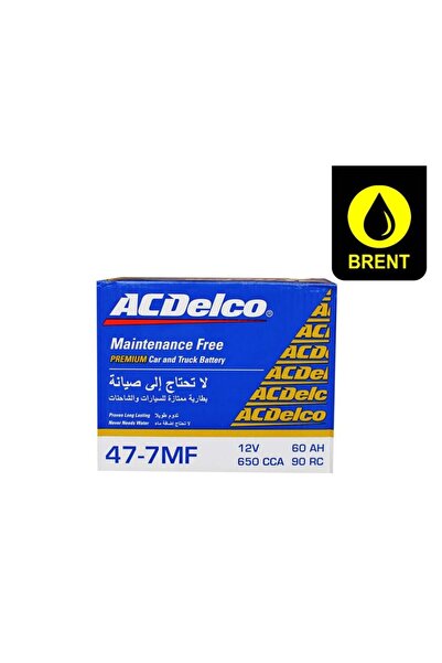 ACDELCO 60Ah Heavy Duty Long Life Car Vehicle Auto Battery 47-7MF 12 V