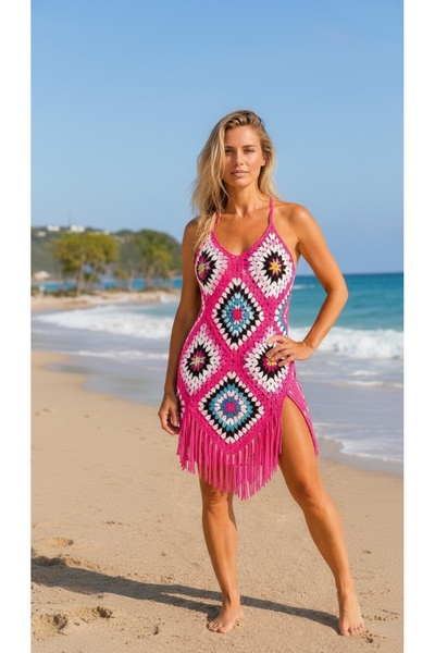 Generic Brand Ydr Design Hand-Knitted Dress