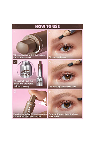 SHEGLAM Brow-Fection Brush Dip Kaş Maskarası 09 Espresso