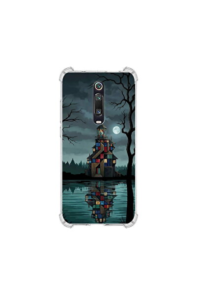 PrintiFy Xiaomi Mi9t ile Uyumlu Simya Serisi Gölge Ve Cam Tasarımlı Uv Baskıl...
