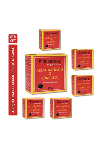 MineraBiodermine Biodermine Natural Soap with Juniper Tar and Sulfur Skin and...