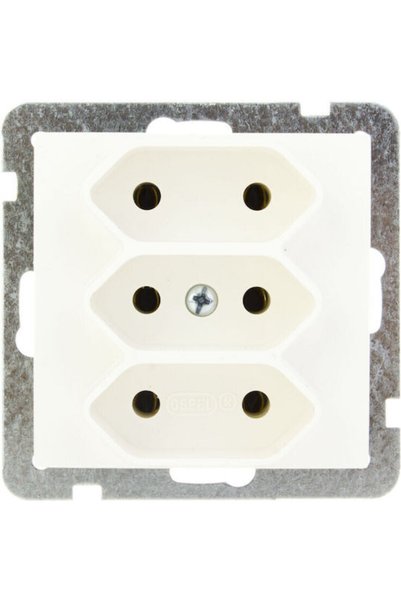 OSPEL Priză electrică Ecru 1 buc.