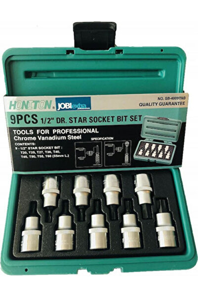 Honiton Set de chei Torx 1/2 " 9 piese