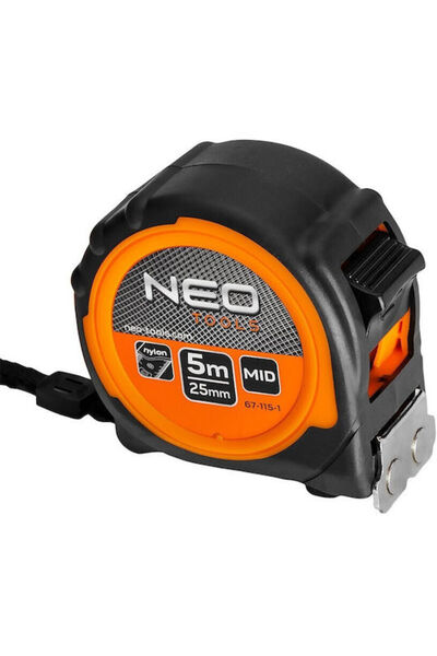 NEO Tools Ruletă cu magnet 25mm x 5m 2 bucăți