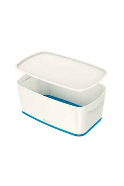 Leitz Mybox Wow Cutie de depozitare din plastic cu capac, albastru, 31.8x12.8...