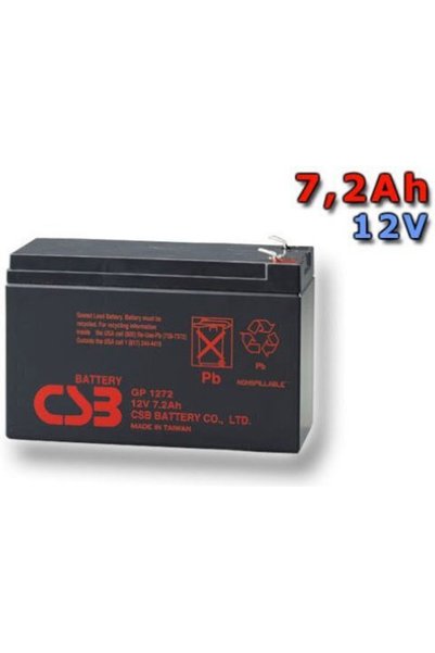 CSB Baterie de înlocuire 12V 7.2Ah Gp1272 F2 Compatibilă cu Rbc2 5 8 9 12 22 ...