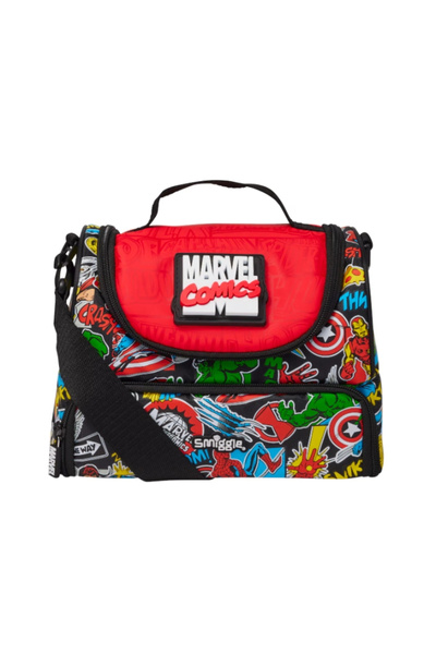 SMIGGLE - Marvel Comics Çift Katlı Beslenme Çantası