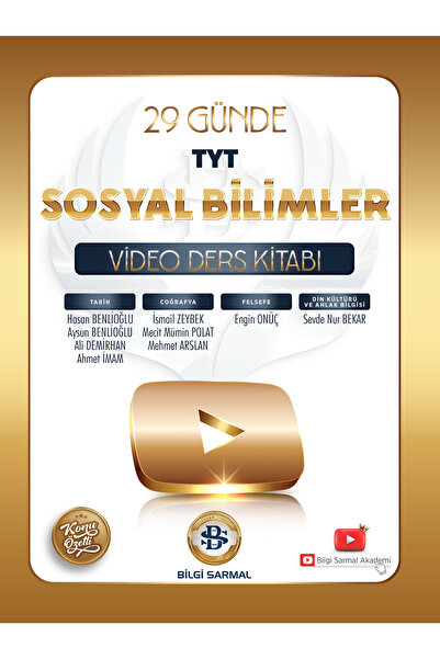 Bilgi Sarmal Yayınları Bilgi Sarmal TYT Sosyal Bilimler 29 Günde Video Ders K...