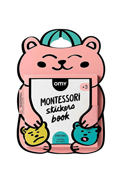 OMY Montessori Sticker Book - Emotions Stikbook02